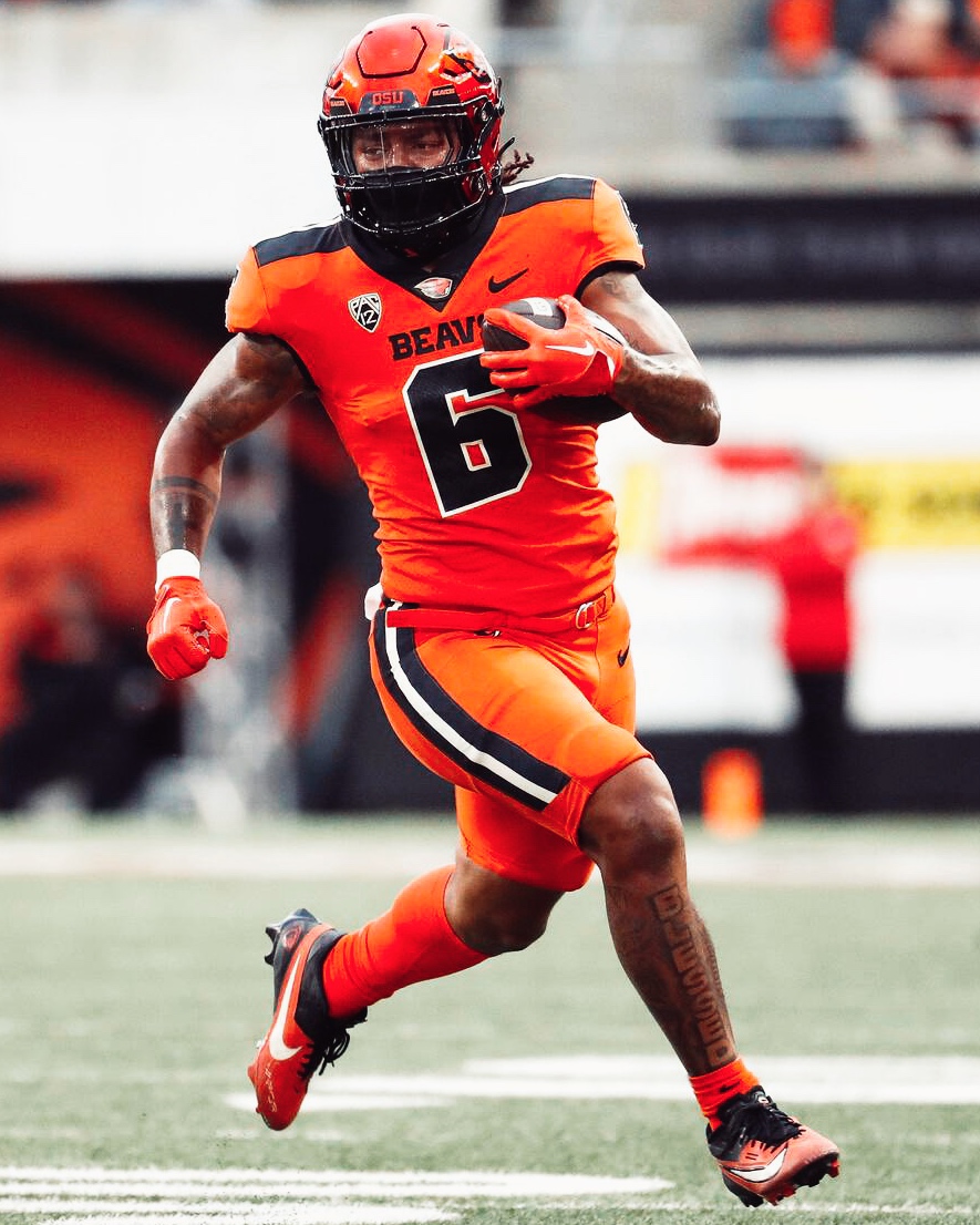 PFF_College's tweet photo. PAC-12 Leader in Rushing Yards:

🦫 Damien Martinez: 1,024 YDS https://t.co/09838hb7sT