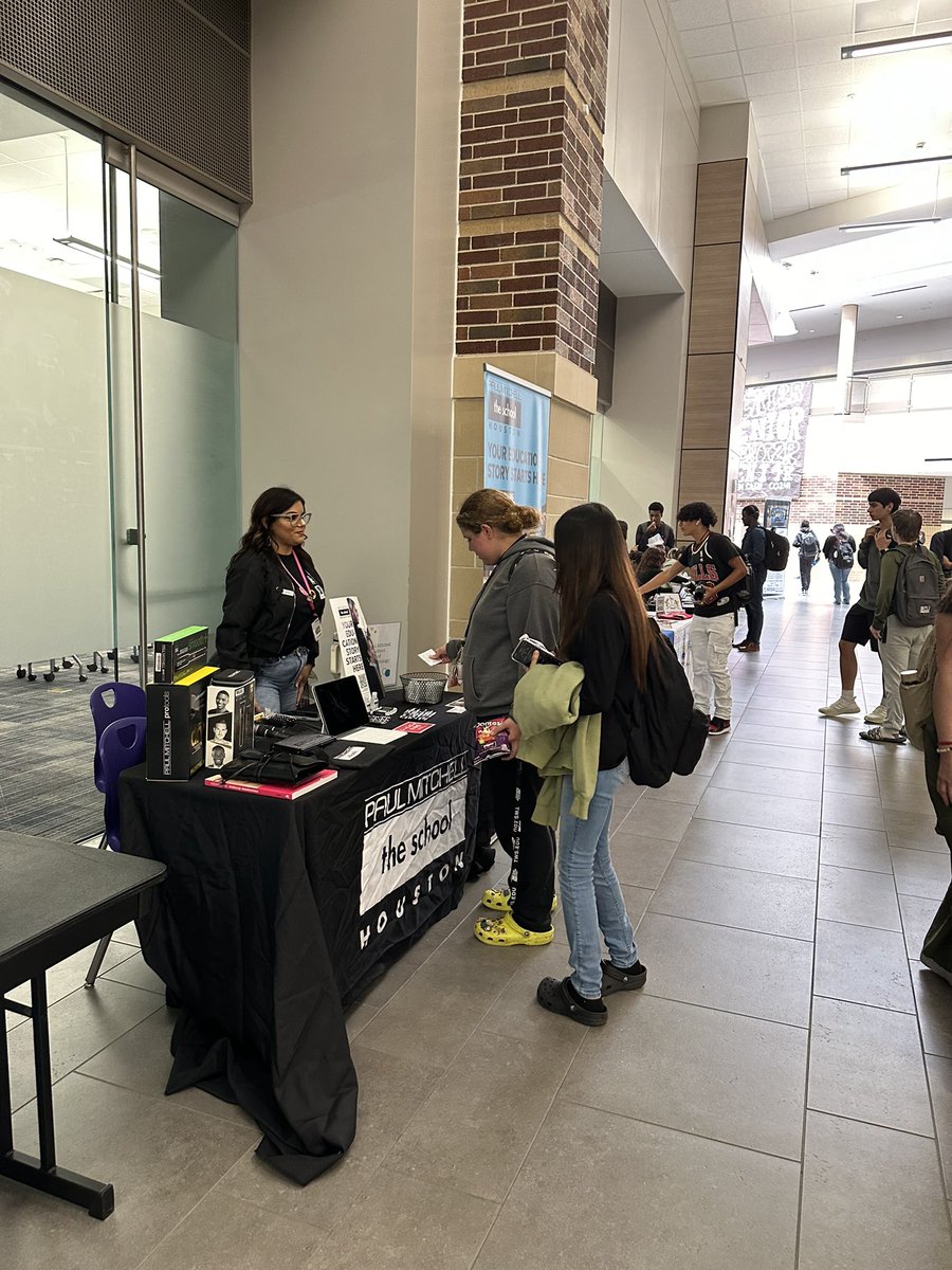 Technical &amp; Skilled Trade School Showcase happening today at Klein Cain! Incredible opportunity for our students to explore post-secondary plans!