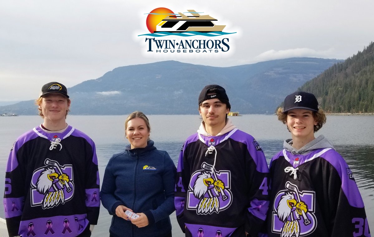 Thank you to @Sicamous_Eagles partner @TwinAnchors1, this past Sunday we had 90 students attend our Students Game for Free because of your support.
#partners #family #community #letsflytogether #Sicamous #ShuswapLake #houseboatvacation #bestvacation @KIJHL @KijhlS