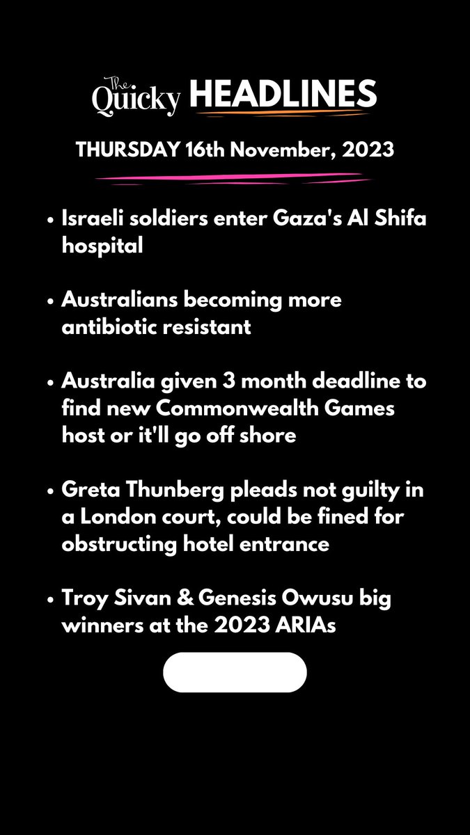 Morning News Headlines Thursday 16 November 2023
mamamia.com.au/podcasts/the-q…