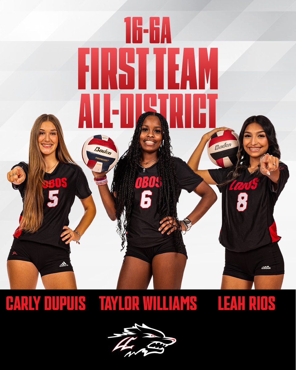 16-6A Volleyball District Awards 🏆