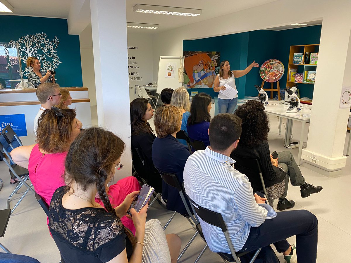 🤩Day 1 at <a href="/food_trails/">Food Trails</a> partners' meeting continues with a field visit to key locations of #Funchal Living Lab! 

1st stop: the new🔬Science Center boosting food literacy among youth, raising awareness on biodiversity, nutrition, and food systems sustainability.