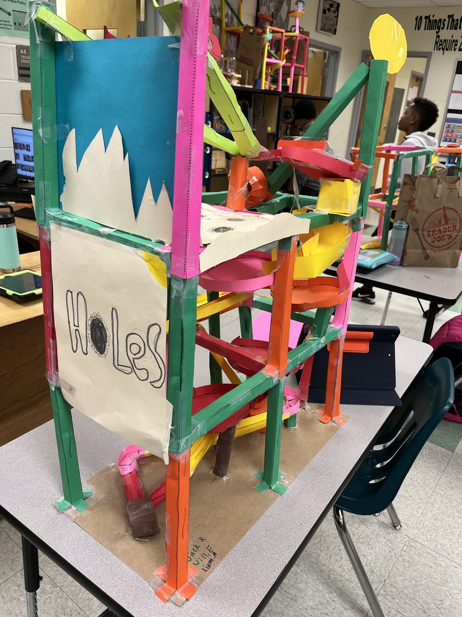 KenmoreLibrary's tweet image. Students represented scenes from their favorite books in these marble roller coasters. It was so cool to see their creative interpretations - thanks @KMSteched for the invitation!