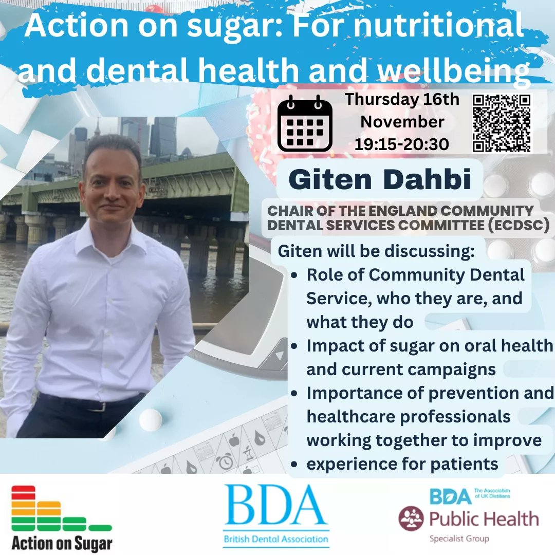 BDA Public Health Specialist Group (@bdapublichealth) on Twitter photo Don't forget to register for our joint webinar with <a href="/TheBDA/">BDA</a> @actiononsugar <a href="/BDA_Dietitians/">British Dietetic Association</a> on 16th Nov at 19.15 hear speakers <a href="/KawtherH/">Dr Kawther H MSc RNutr PhD</a> and Giten Dahbi
#SugarAwarenessWeek us02web.zoom.us/meeting/regist… Don't forget to register for our joint webinar with <a href="/TheBDA/">BDA</a> @actiononsugar <a href="/BDA_Dietitians/">British Dietetic Association</a> on 16th Nov at 19.15 hear speakers <a href="/KawtherH/">Dr Kawther H MSc RNutr PhD</a> and Giten Dahbi
#SugarAwarenessWeek us02web.zoom.us/meeting/regist…