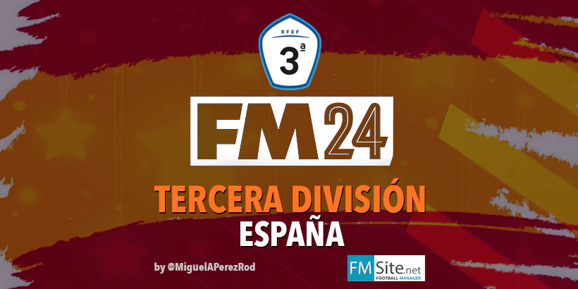 FMSite's tweet photo. 🇪🇸⚽️Tercera División Española activada

Parche de @MiguelAPerezRod para activar la Tercera División en el #FM24 

💾 https://t.co/QPA5ZItW5X https://t.co/6Rx5OLheKd