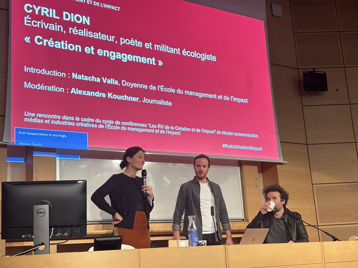 Bienvenue à <a href="/cdion/">Celine Dion</a> dans les #RvdelaCreation&amp;Impact de <a href="/SMIScPo/">EMI Sciences Po</a> ! Une très inspirante Master Class sur le thème de la Création et de l’Engagement …