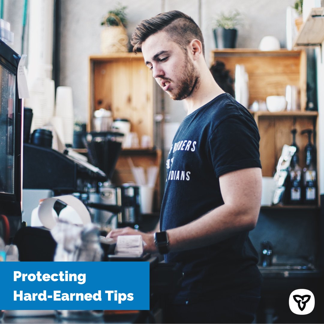 The @ONgov is proposing changes that would, if passed, require employers to post in the workplace if they have a policy of sharing in pooled tips, and help workers avoid unnecessary digital fees to access their tips. Learn more: news.ontario.ca/en/backgrounde…