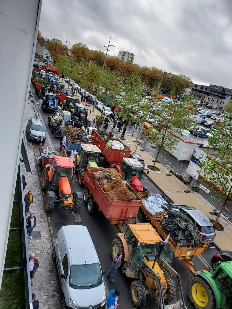 FPyrenees's tweet image. 🔴💥🤸🏽‍♀️ [ PAS DE TRANSITION SOUS PRESSION, OUI ON MARCHE SUR LA TÊTE ] 🤸🏽‍♀️💥🔴

🚜 80 tracteurs, 75 bennes !
👨🏽‍🌾 300 agriculteurs présents !

#pasdetransitionsouspression
#onmarchesurlatête 
#onmarchesurlatete 
#manifestationjafnsea
@FNSEA @frseaoccitanie @JeunesAgri
