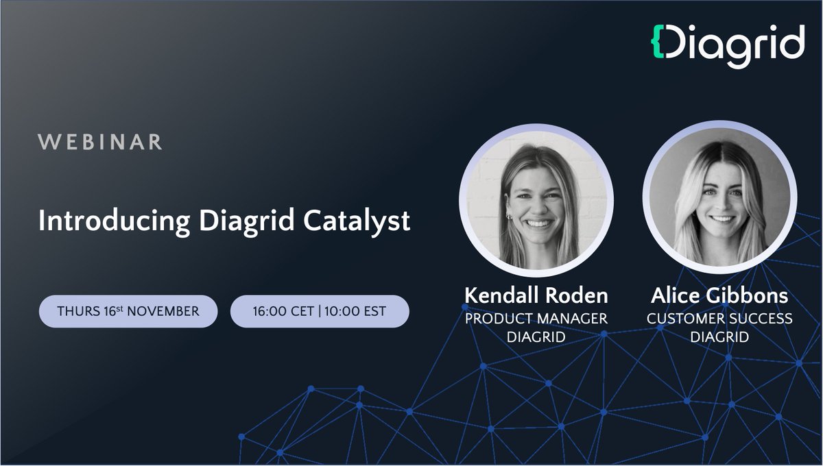 It's happening tomorrow! We're unveiling Diagrid Catalyst in a special webinar 🔥. Register here: diagrid.ws/catalyst-intro…