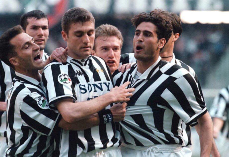 The_AJC_'s tweet image. #Vieri 🗣️: “I remember one detail at Juve: that there was fine if you were late for training at 14:30pm. One day I decided to show up early at 14:00pm and when I got there the whole team was already in the gym working for hours. Teammates like that make you understand greatness”