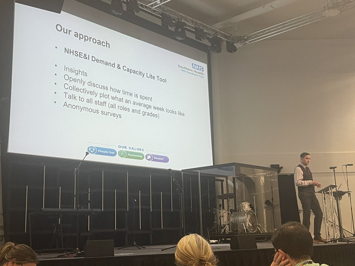 What a great day hearing from frontline teams improving services for patients. Really proud of David and the teams using demand and capacity modelling as an integral part of the QI journey 😃@Southern_NHSFT @MatthewOReill20