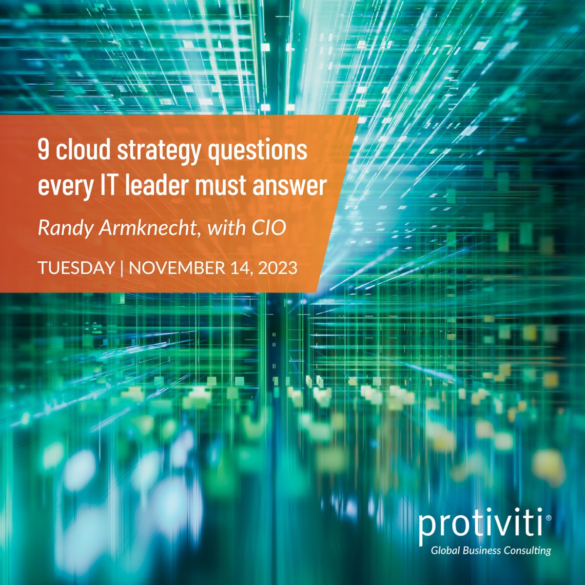 Protiviti's tweet image. Whether you’re starting out or deep into your #cloud journey, assessing these key questions are vital to ensuring a business-aligned approach free of cost overruns that can arise rapidly at any time. #ProtivitiTech&apos;s Randy Armknecht shares more with #CIO. ow.ly/fWf650Q7ZRc