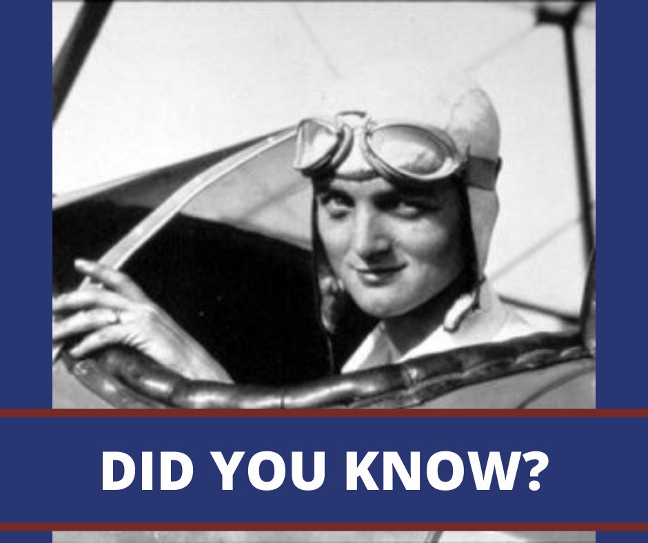 #DidYouKnow Louise Thaden held several aviation records and was the first female to win the Bendix trophy. 

In 1980, she was inducted into the Arkansas Aviation Historical Society’s Hall of Fame.