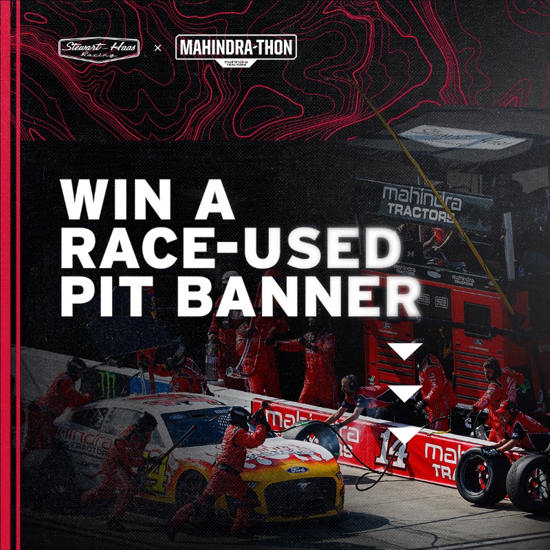 HaasFactoryTeam's tweet photo. Big No. 14 fan?

Reply with #Mahindrathon for a chance to win the pit wall banner from the 2023 season.