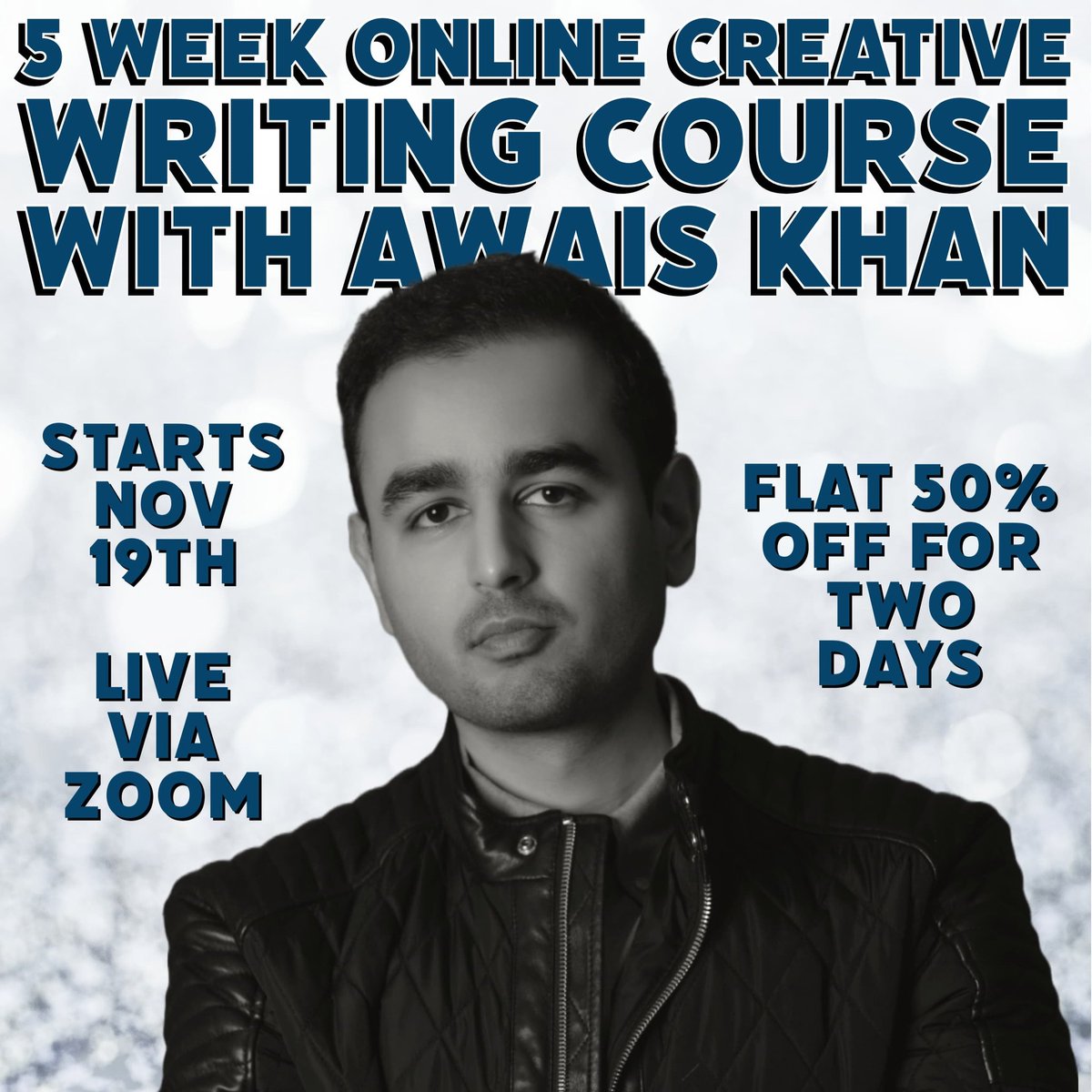 Awais Khan (@awaiskhanauthor) on Twitter photo I'm delighted to be offering my 5 week Online Creative Writing Course again. Last course of the year and if you register before Friday, you'll get 50% OFF!
DM me or <a href="/TheWritingInst/">The Writing Institute</a> to book your spot. This course is Open to the World 🌎
RT please!
#WritingCommunity #booktwt I'm delighted to be offering my 5 week Online Creative Writing Course again. Last course of the year and if you register before Friday, you'll get 50% OFF!
DM me or <a href="/TheWritingInst/">The Writing Institute</a> to book your spot. This course is Open to the World 🌎
RT please!
#WritingCommunity #booktwt
