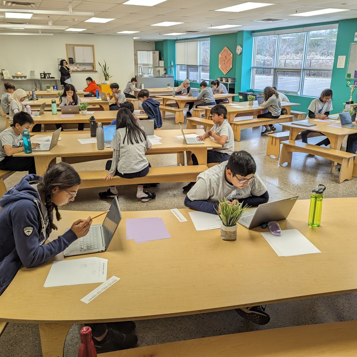 richlandacad's tweet image. Today, our students are taking on the thrilling challenge of the #BeaverComputingContest, and they&apos;re all geared up for a mathematical excitement! This contest is not just about #math; it&apos;s a test of computational and logical thinking, and it&apos;s all about problem-solving! #IBPYP