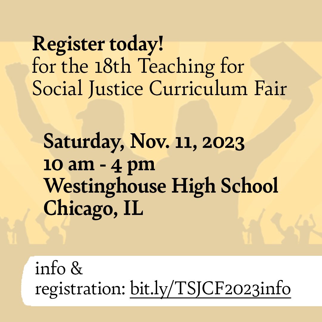 TSJChicago's tweet photo. Three days until the curriculum fair at Westinghouse! Registration link in second slide and bio. https://t.co/KR2ZR8b8jB