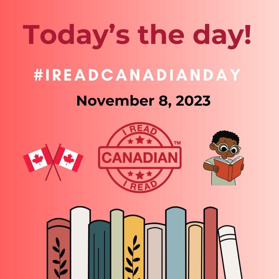 CdnSchoolLibrar's tweet photo. It’s #IReadCanadian Day! How are you celebrating at your school? https://t.co/CIKj7361sy