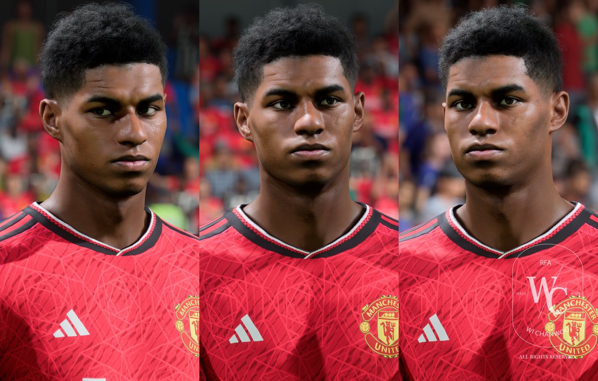 wichanwoo's tweet photo. [FC24] Marcus Rashford (long hair) with tattoo 

Download : https://t.co/zKlu9UOAh3 

@EASPORTSFC #FC24 #ManUtd https://t.co/qKu0ANHyao