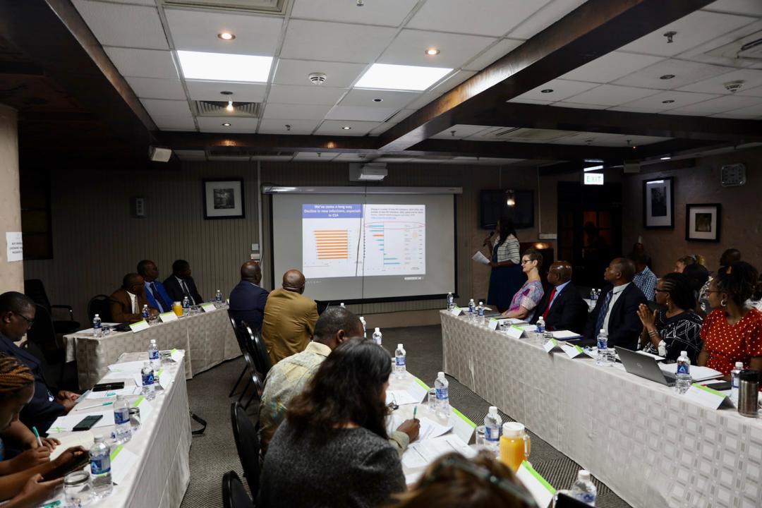 dangou_jean's tweet photo. Very appreciative for the great achievement made by #ZIM and the National Validation Committe for the dual elimination of #MTCT, #HIV, #Syphilis and viral @Hepatitis. I shared the WHO Solidarity msge stressing the need for a multisectoral approach and multistakeholder engagement. https://t.co/zpECzI1giu