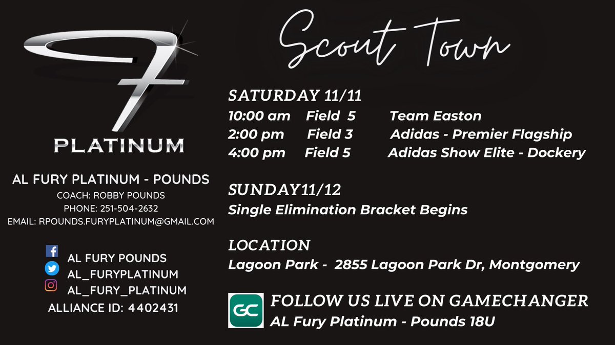 AL Fury Platinum 2024 (@al_furyplatinum) on Twitter photo Wrapping up our fall season at #ScoutTown! See you in Montgomery! ๐ค๐ค#platinumproud <a href="/FuryPlatinum/">FuryPlatinumSoftballClub</a> <a href="/ExtraInningSB/">EXTRA INNING SOFTBALL</a> <a href="/LegacyLegendsS1/">Legacy & Legends Softball</a> <a href="/KyleParmley/">Kyle Parmley ๐ฅ</a> Wrapping up our fall season at #ScoutTown! See you in Montgomery! ๐ค๐ค#platinumproud <a href="/FuryPlatinum/">FuryPlatinumSoftballClub</a> <a href="/ExtraInningSB/">EXTRA INNING SOFTBALL</a> <a href="/LegacyLegendsS1/">Legacy & Legends Softball</a> <a href="/KyleParmley/">Kyle Parmley ๐ฅ</a>