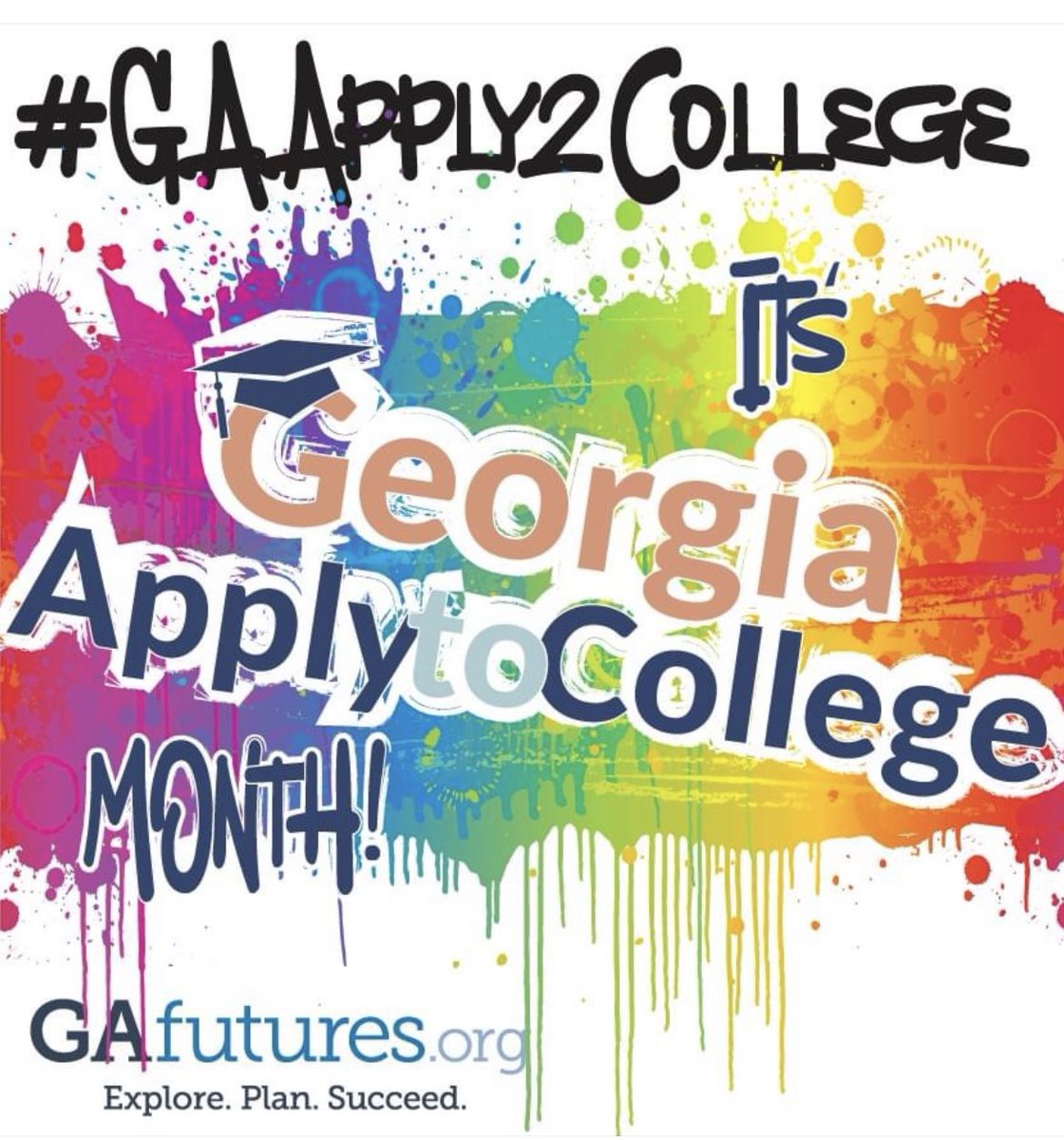 sjones1478's tweet photo. November is Apply to College Month in Georgia!
All Georgia Match participating colleges & universities will be waiving application fees during November.
https://t.co/sReveTaTMf https://t.co/lHgXqnYdSv
Only 22 days left!
#GEORGIAMATCH @GAfutures https://t.co/GpMx3SlKrm