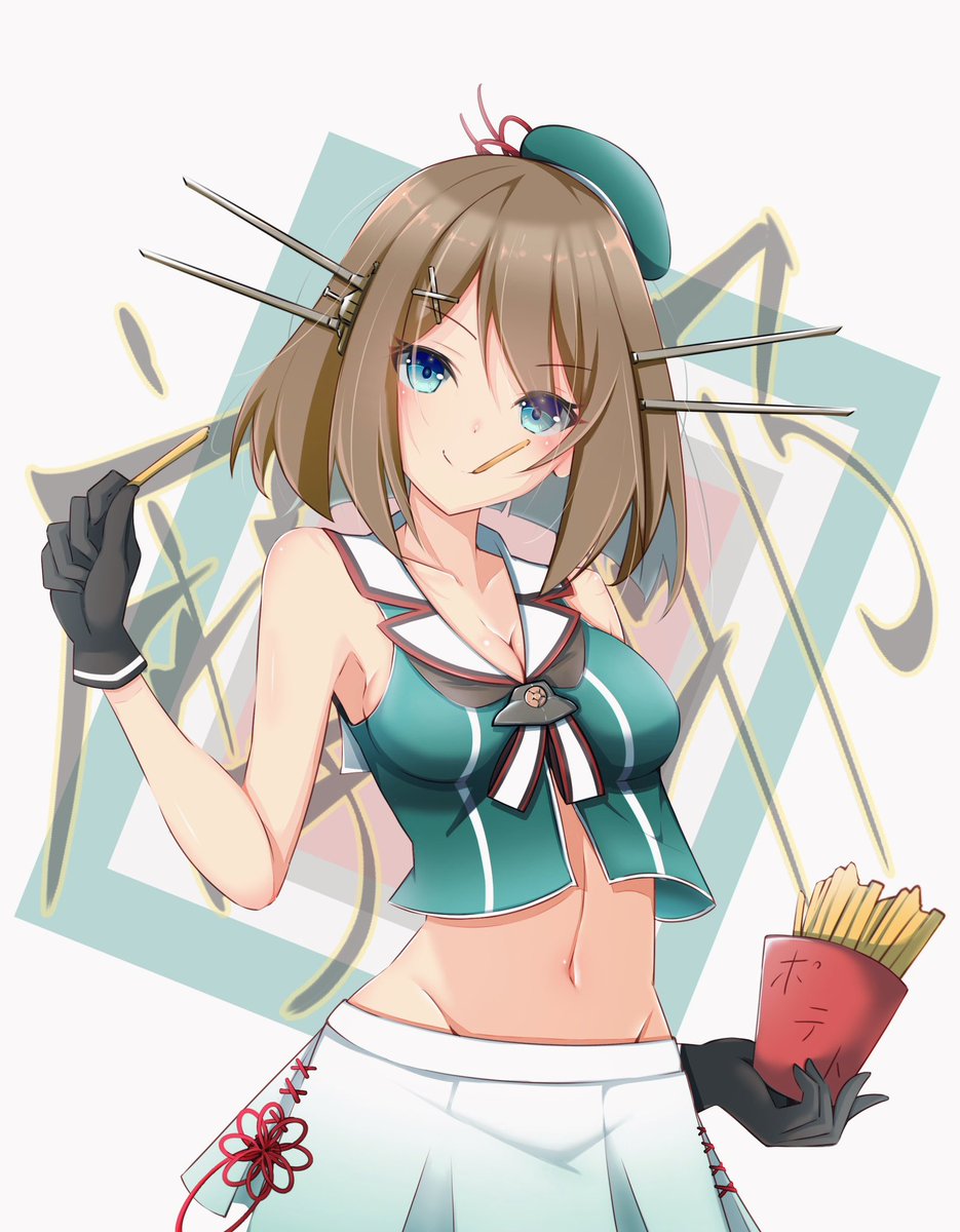 フジパイ(依頼者)に依頼もらって描いた摩耶様!!(今でもアイコンにしてくれてるの感謝)
#摩耶進水日 