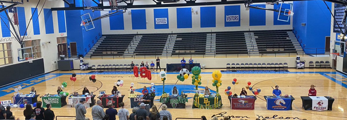 Congratulations to the athletes at Eaton, Northwest, and Byron Nelson on Signing Day.