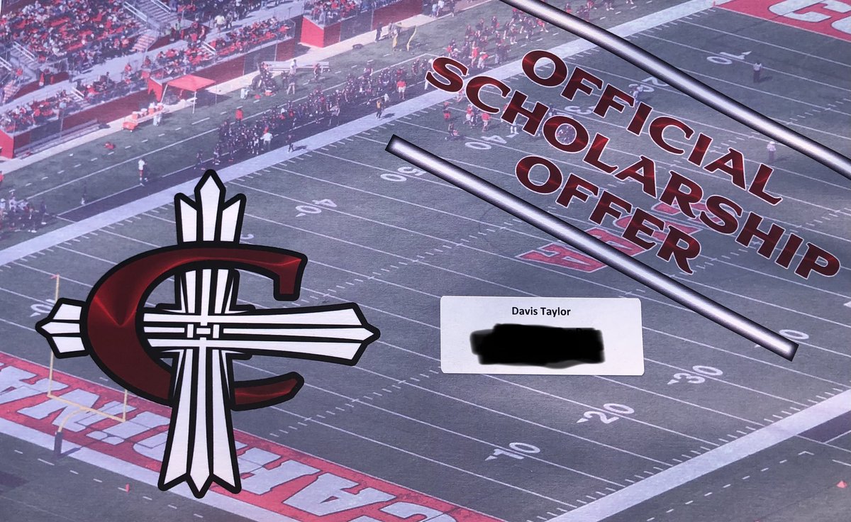 DavisTaylor2424's tweet photo. Blessed to receive an offer from Concordia University! @AndrewBabyroo31 @CUAA_Football @Coach_Straz @CoachSchu44 https://t.co/OHQKufN2m9
