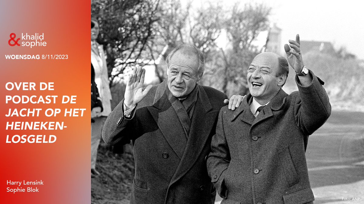 Morgen is het 40 jaar geleden dat de Heineken ontvoering plaatsvond. 8 van de 35 miljoen gulden losgeld is nog niet teruggevonden en die 8 miljoen staan centraal in de zoektocht van Harry Lensink en Sophie Blok. Zij maakten er een podcast en een boek over.