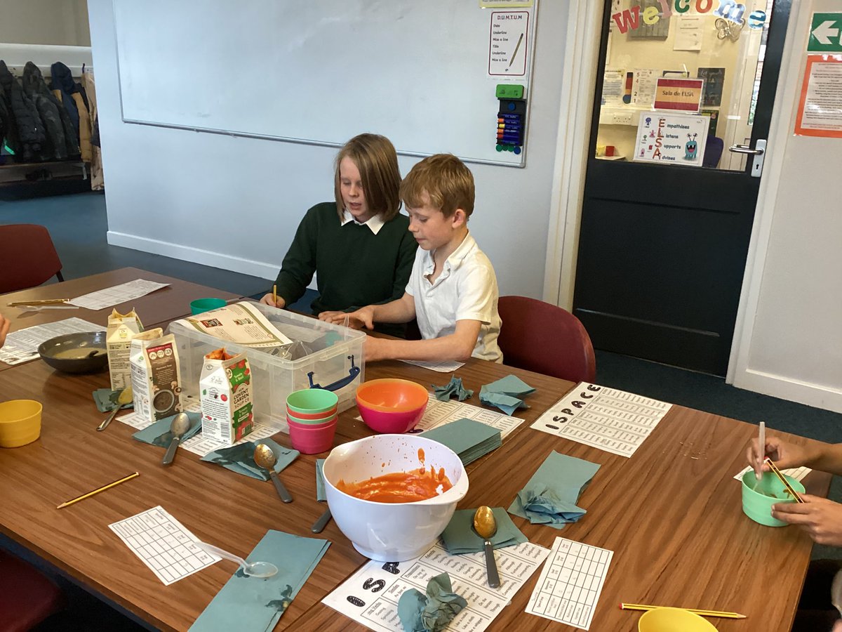 allsaintsfed's tweet photo. In preparation for our own soup making on Friday, Team Cockroft (5H) have been tasting soups which are already on the market. 🥣 #ASFDT https://t.co/KHHxbXLs1x