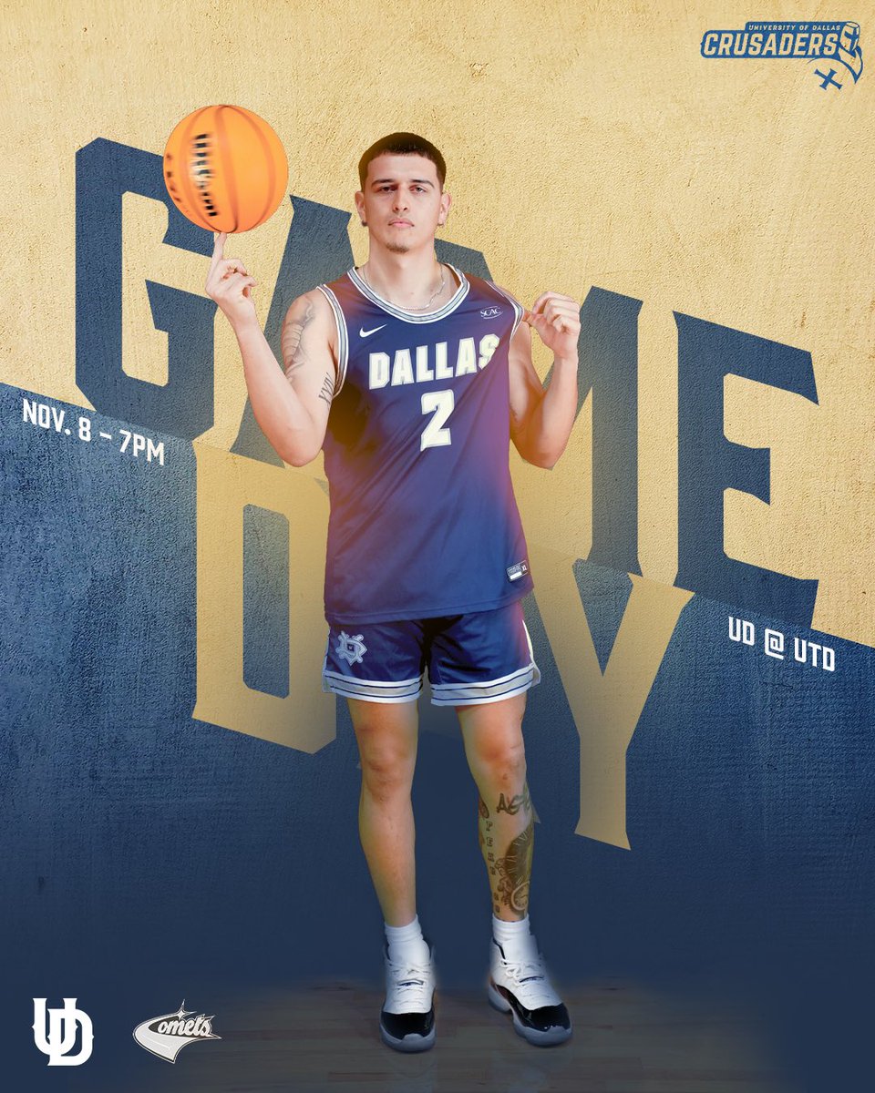 #UDMBB GAMEDAY #️⃣1️⃣

🆚: UT-Dallas
📍: @ UT-Dallas
⏰: 7:00 PM
💻: utdcomets.com/sports/2023/8/…
📊: utdcomets.com/sidearmstats/m…
🎟️: utdcomets.com/sports/2022/8/…
