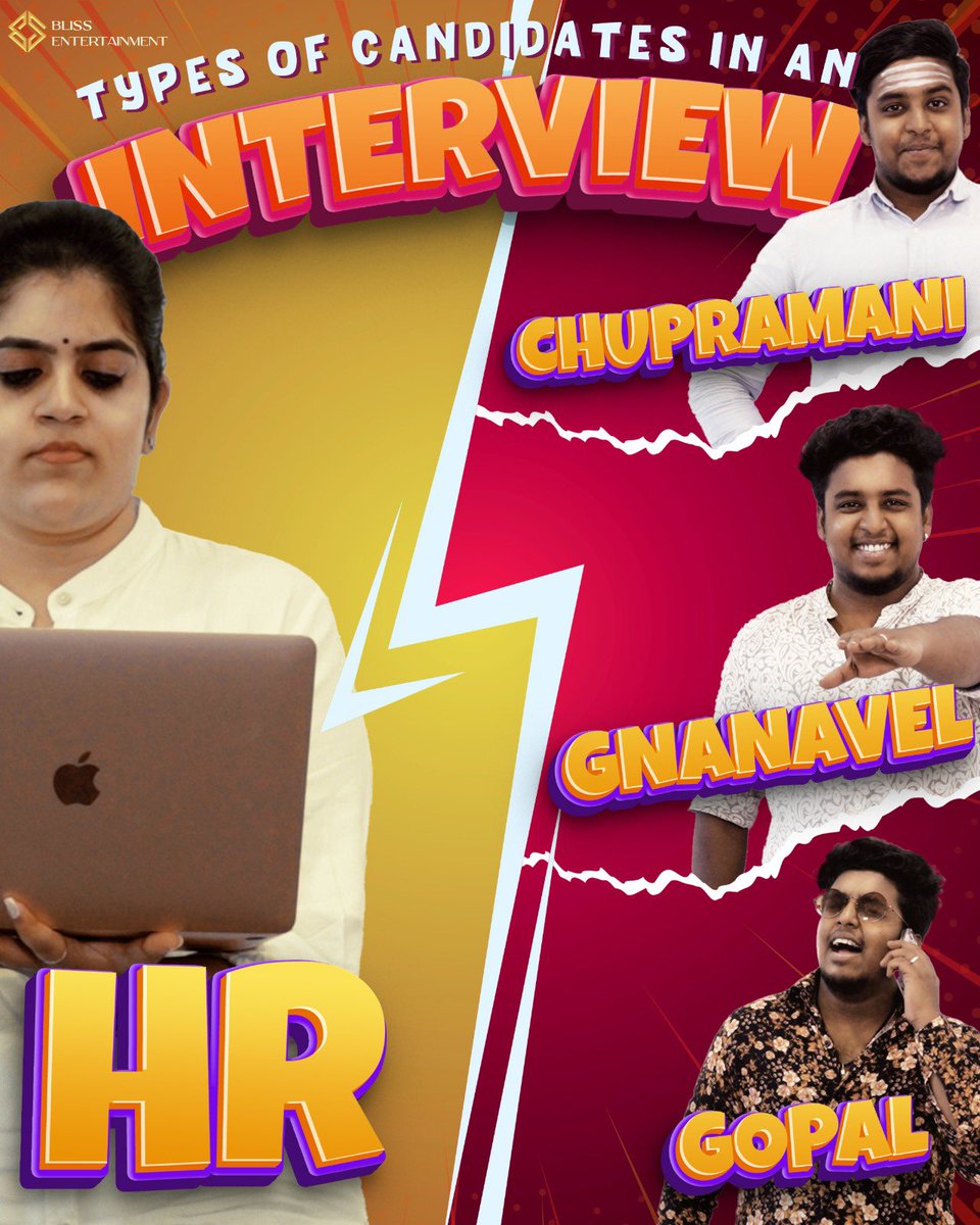 BlissEntertain's tweet photo. Bliss Entertainment Original - Types of candidates in an interview 

#blissentertainment https://t.co/xHPxAdZzMA