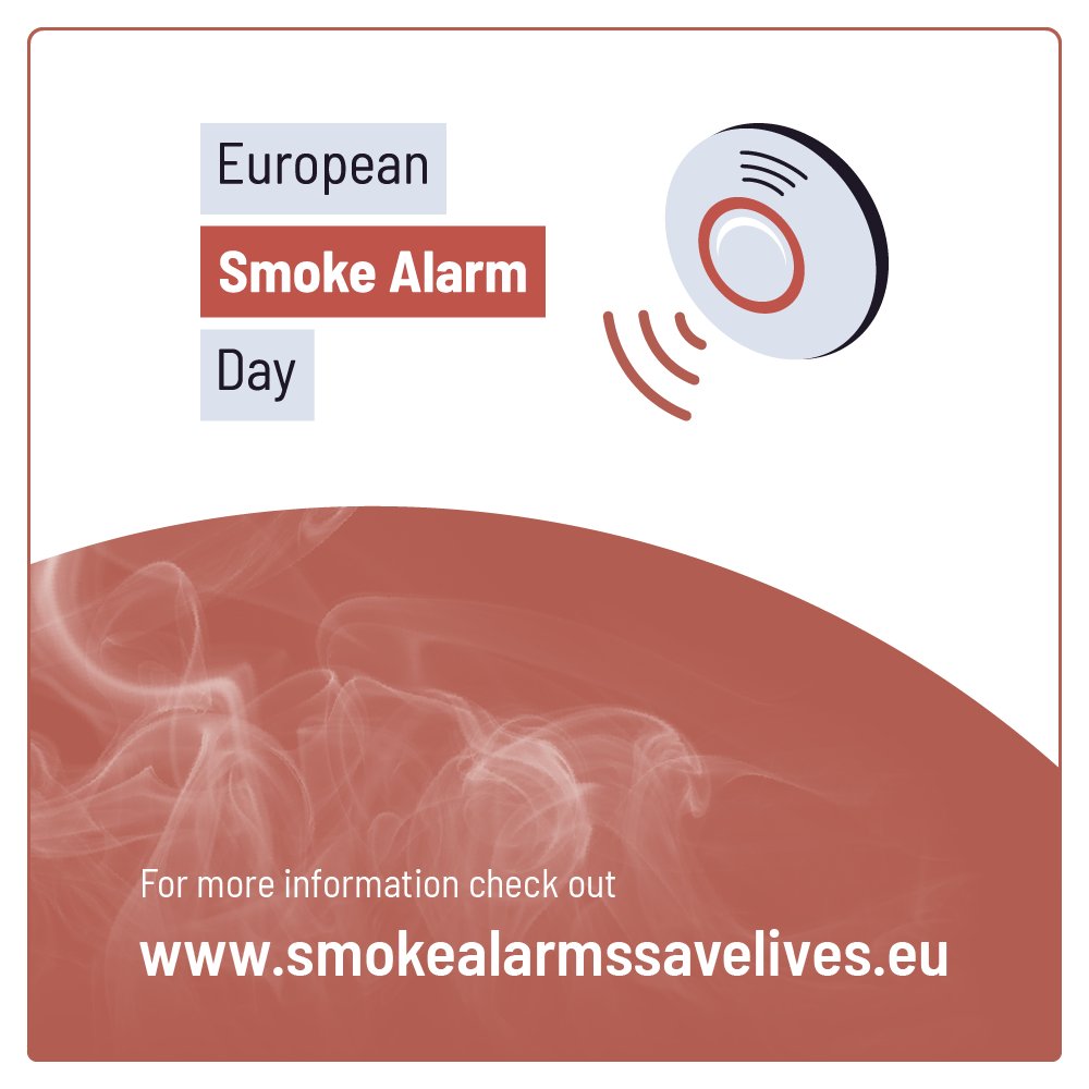Smoke alarms save lives!

Make sure you have working smoke alarms. 

#smokealarms #smokealarmssavelives
#europeansmokealarmday #europeanfiresafetyweek