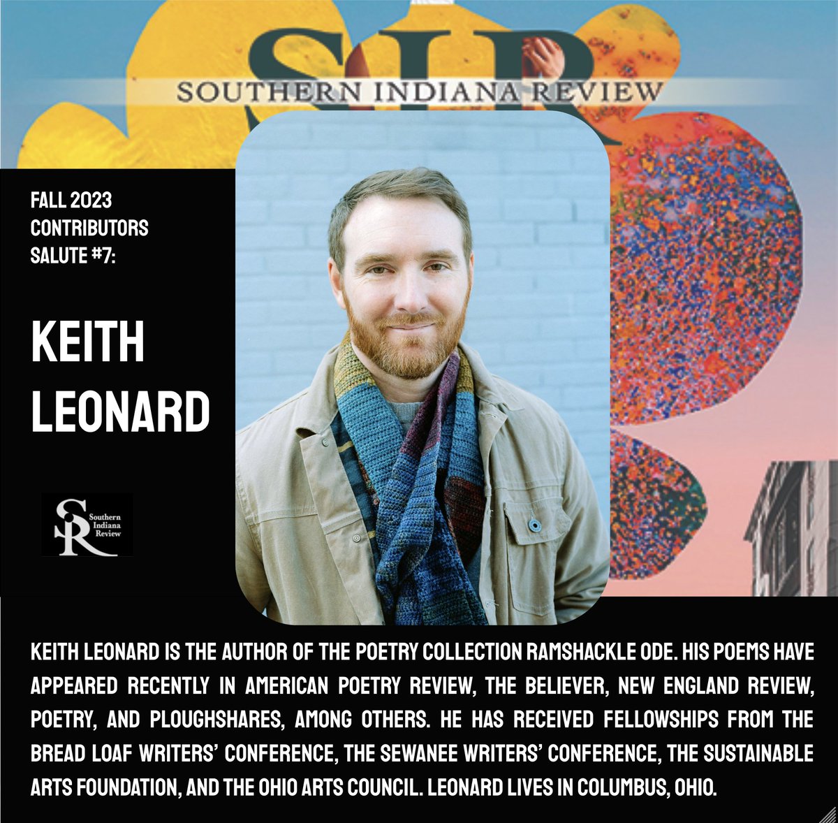 SIR (@soinreview) on Twitter photo SIR fall 2023 Twenty-six Contributors Salute, Day 7: Keith Leonard!
<a href="/keith_leonard_/">Keith Leonard</a>
keithrleonard.com SIR fall 2023 Twenty-six Contributors Salute, Day 7: Keith Leonard!
<a href="/keith_leonard_/">Keith Leonard</a>
keithrleonard.com