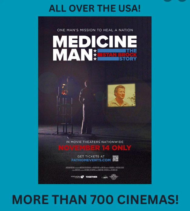 For US folk!
Less than 2 weeks to go until you can watch award-winning film <a href="/StanBrockStory/">Medicine Man: The Stan Brock Story</a> in the US on:
November 14th. 
Don’t miss it! 
You can find the cinema closest to you by clicking on GET TICKETS &amp; entering your zip code or city:
fathomevents.com/events/Medicin…