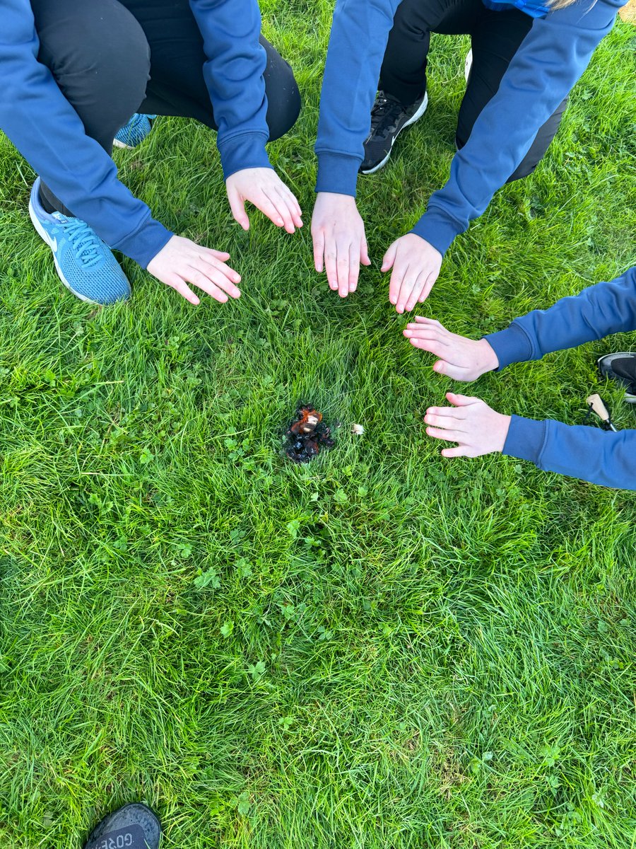 MedenSchool's tweet photo. Meden Forest School
As part of their Forest School lesson in PE this week, Y8 girls have been learning how to light fires with flint &amp; steels &amp; how to safely extinguish them once lit. Students were fully engaged &amp; enjoyed the experience. #aspiration #excellence #achieve https://t.co/8Sx8zWzYDB
