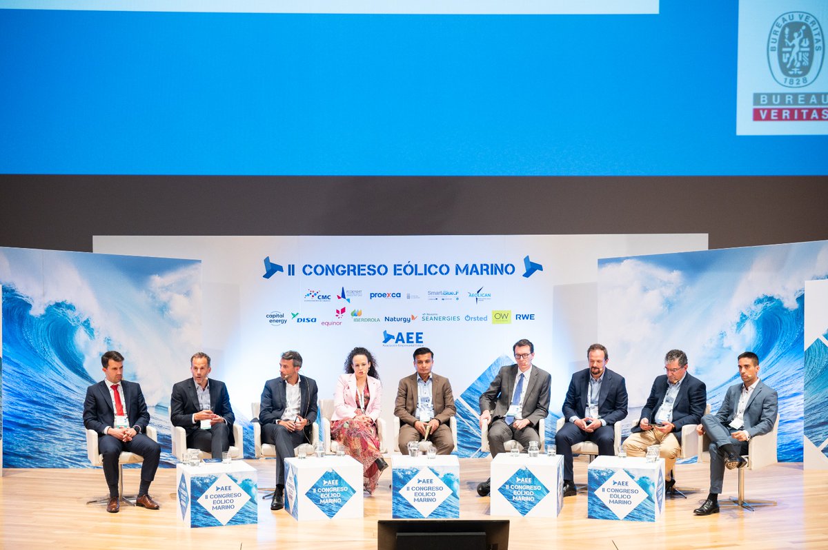 aeeolica's tweet photo. Los ponentes de la sesión 9 son de las empresas @saitecoffshore @x1_wind #BWIdol #floatingpowerplant @UL_Solutions @BureauVeritasEs @esteyco #NautilusFloatingSolutions #Dogram
Sesión patrocinada por BureauVeritas https://t.co/N33hradXYx