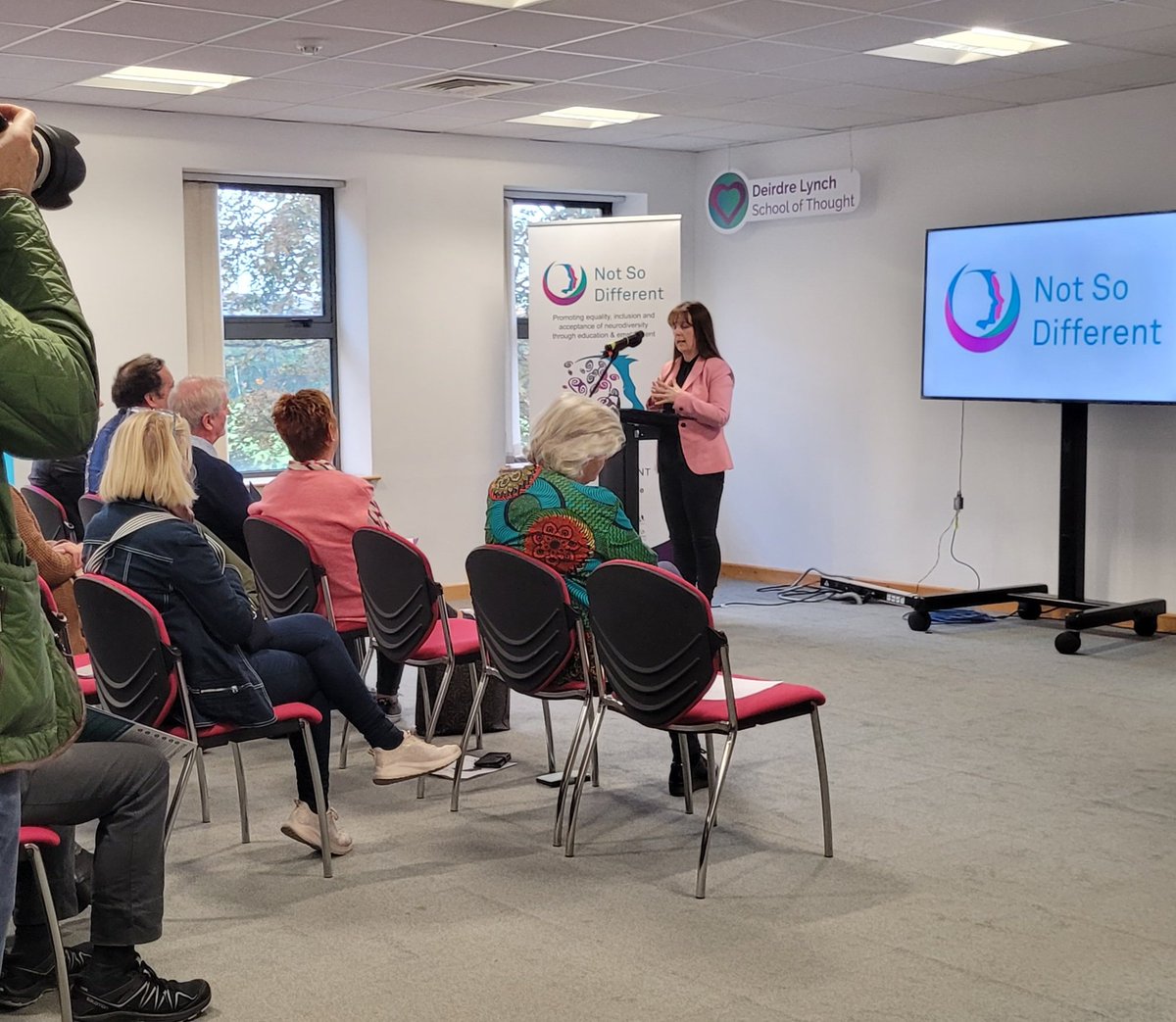 Our CEO Deirdre Lynch explains The Diverse Minds Insitute, which she devised and has been pilotted by #NotSoDifferent for the past seven years. The results speak for themselves #1000members  #TheDiverseMindsInstitute