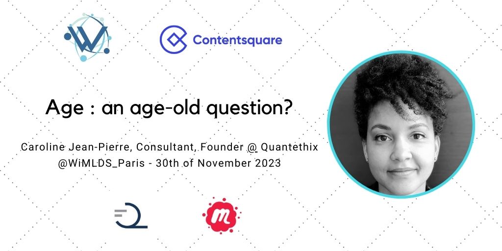 WiMLDS_Paris's tweet photo. The @WiMLDS_Paris team is pleased to address #ageism in tech thanks to Caroline Jean-Pierre.

https://t.co/GWoi6M4vIw
#WiMLDSParis #WiMLDS #WomenInTech https://t.co/Y2y8HlrUP7