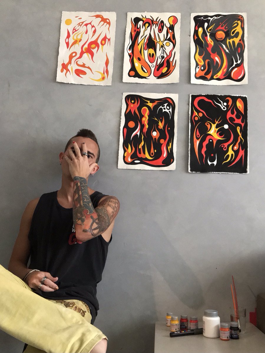 GM art fam 🌞🔥🩸🖤

Warm Wind series (2023)