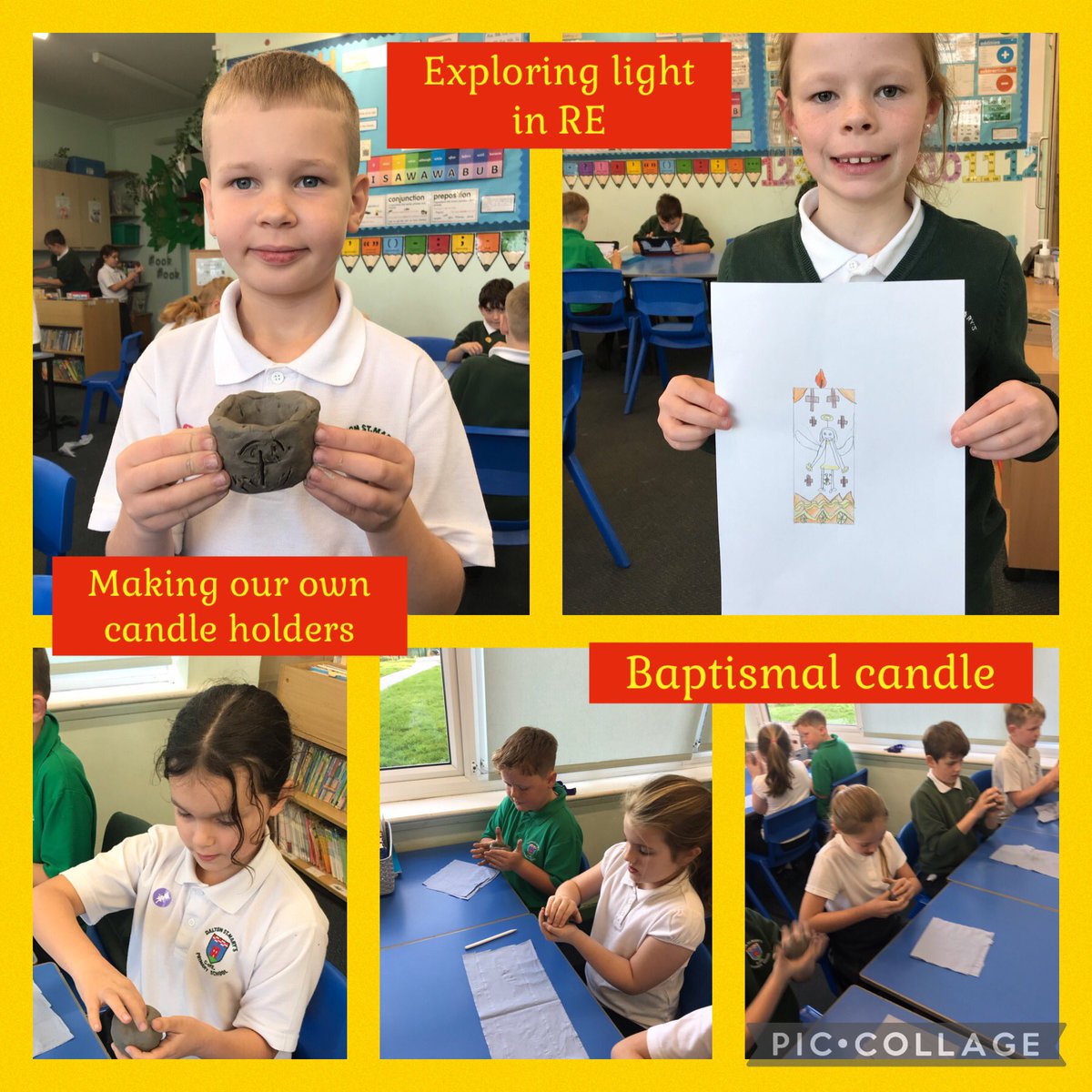 MJuddDSM (@dsmjudd) on Twitter photo It has been a busy afternoon in Y4 <a href="/DaltonStMarys/">DSM Primary School</a>. As part of RE we are asking ourselves "Why is Jesus called the light of the world?" We have made clay candle holders and designed our own baptismal candle. #enquiry #Jesusthelightoftheworld #churchschool <a href="/CarlisleDiocese/">Diocese of Carlisle</a> It has been a busy afternoon in Y4 <a href="/DaltonStMarys/">DSM Primary School</a>. As part of RE we are asking ourselves "Why is Jesus called the light of the world?" We have made clay candle holders and designed our own baptismal candle. #enquiry #Jesusthelightoftheworld #churchschool <a href="/CarlisleDiocese/">Diocese of Carlisle</a>
