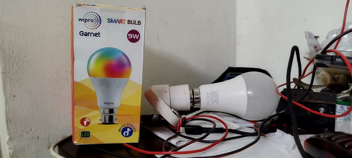 murugadossb's tweet image. This device is setup may be user-friendly but not on my network. Either BLE or WIFi not working... I know how to build smart lights but testing off-the-shelf one. #wipro #smartbulb @Wipro that&apos;s why any product development needs diffrent fields testing. At @Apple they do well.