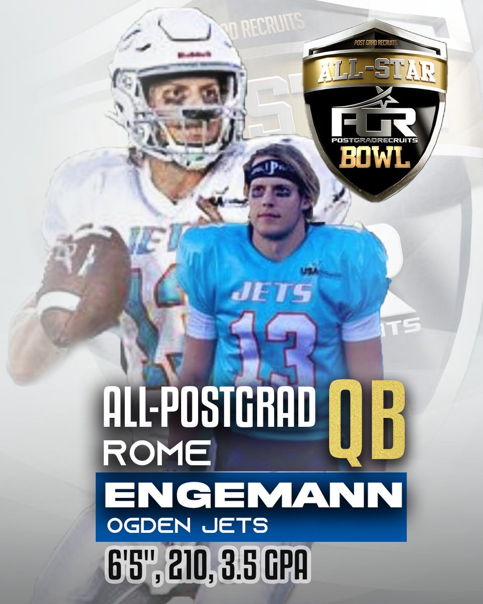 PostGradRecruit's tweet photo. #TEAMXPOSURE SNATCHED UP @RomeArmstrong of @OgdenJets to join @BriceKoontz  of @GeorgiaKnights1 completing their QB depth! https://t.co/XNVpcrDPlN