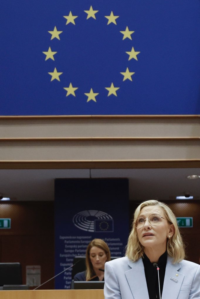 filmval_'s tweet photo. “I am not a politician, but I am a witness. Having witnessed the human cost of war, violence and persecution visiting refugees across the globe, I cannot look away.” Cate Blanchett, UNHCR Goodwill Ambassador https://t.co/TyWao8QjOz