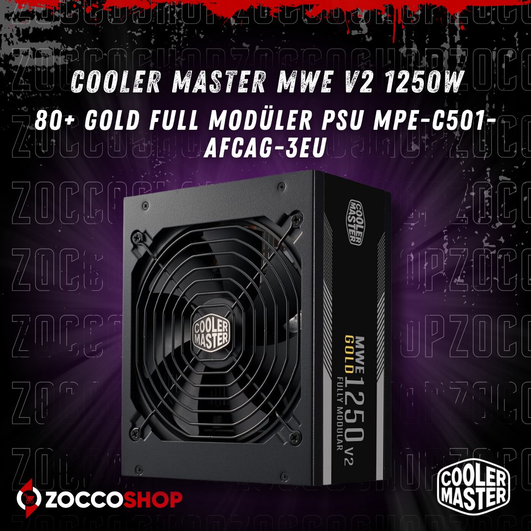 • <a href="/coolermastertr/">Cooler Master Türkiye</a> Cooler Master MWE V2 1250W 80+ Gold Full Modüler PSU MPE-C501-AFCAG-3EU

• Ürünü İncele:
zoccoshop.com/cooler-master-…

• Zocco’s Game <a href="/zoccosgame/">Zocco's</a> Oyun, Haber ve Turnuva Platformunu Instagram’dan Takip Edin!

#power #zoccos #zoccoshop #zoccosgame #coolermaster