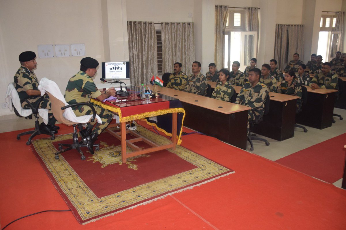 BSF_CSWT's tweet photo. #CSWT PW (SOs) course serial no. 45 was inaugurated by Sh Kuldeep Kumar Gulia, IG Indore on 08 Nov 23 in which 60 SIs from various Battallions will undergo training for ten weeks . https://t.co/pDLsaTBwSW