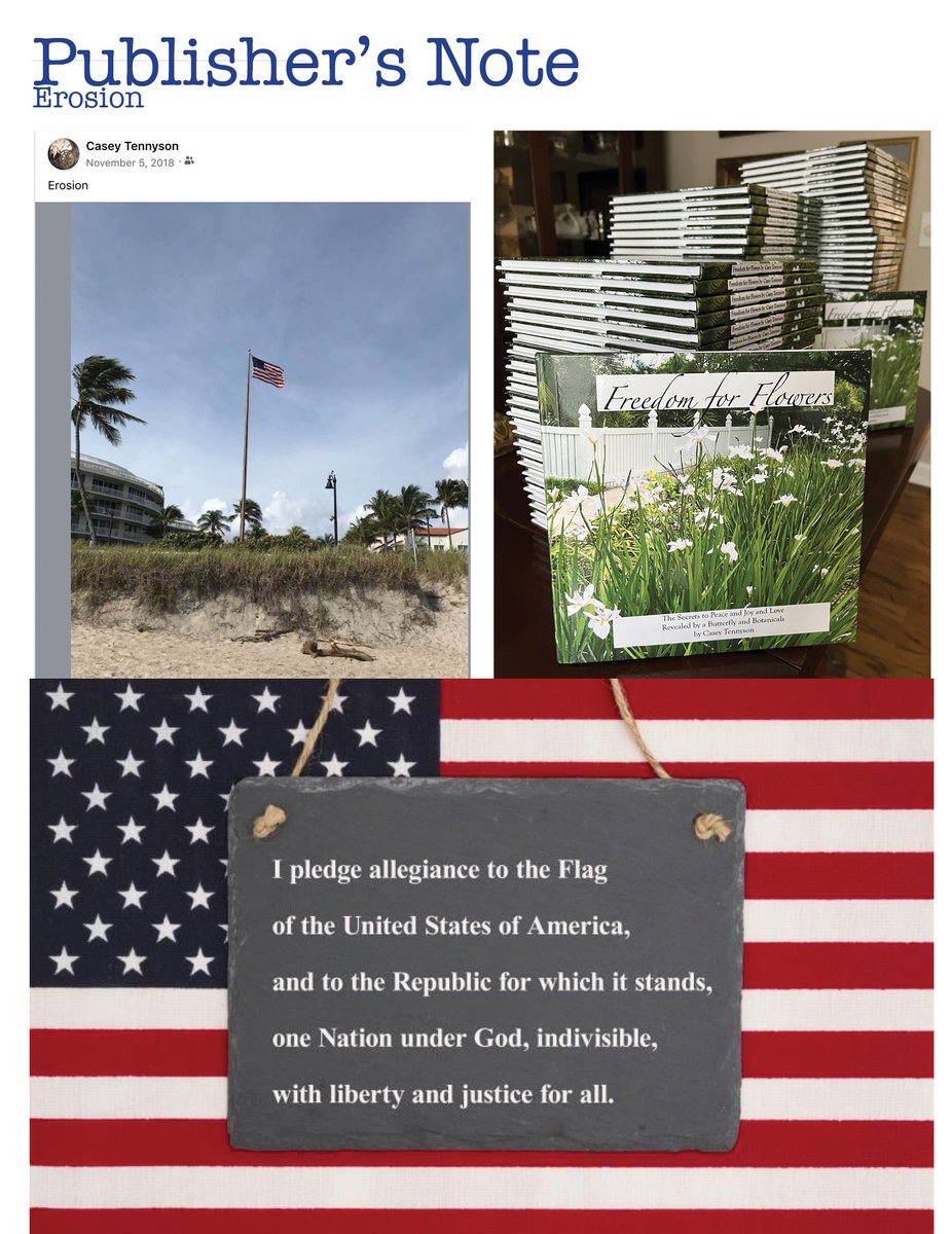 ChartPalmBeach's tweet photo. EROSION In Palm Beach in 2018 two things that I am passionate about were visibly eroding, Florida coastlines and American Way of Life #book  “Freedom for Flowers” @authorcaseytennyson on FB #author #authorlife #books #booklovers #freedom #VeteransDay #VeteransDay2023 https://t.co/s3vgLaPlFn