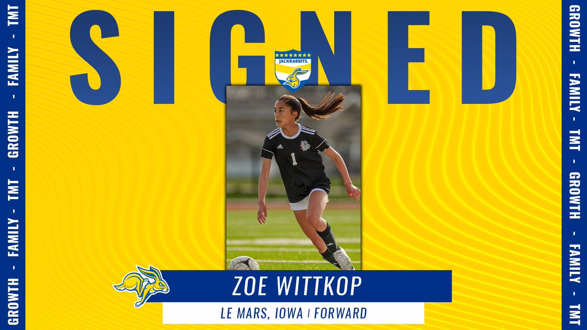 Another NLI is in! We'd like to welcome <a href="/ZoeWittkop/">Zoe Wittkop</a> to the Jackrabbits. 

#GoJacks 🐰