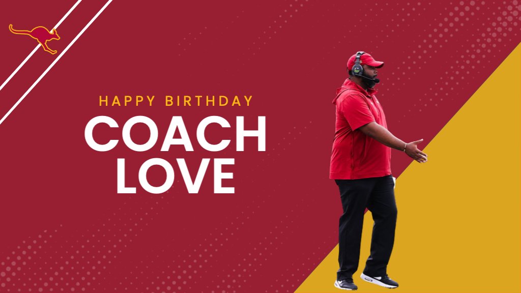 Sending out a very Happy Birthday to our Defensive Coordinator and Defensive Backs coach, Coach Love! Happy Birthday, Coach! 

#FPE #RSP